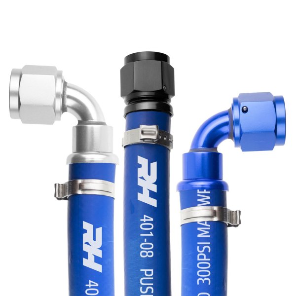 RHP401-08-6 8AN 401 Series Blue Push Lock Hose, 6 ft.