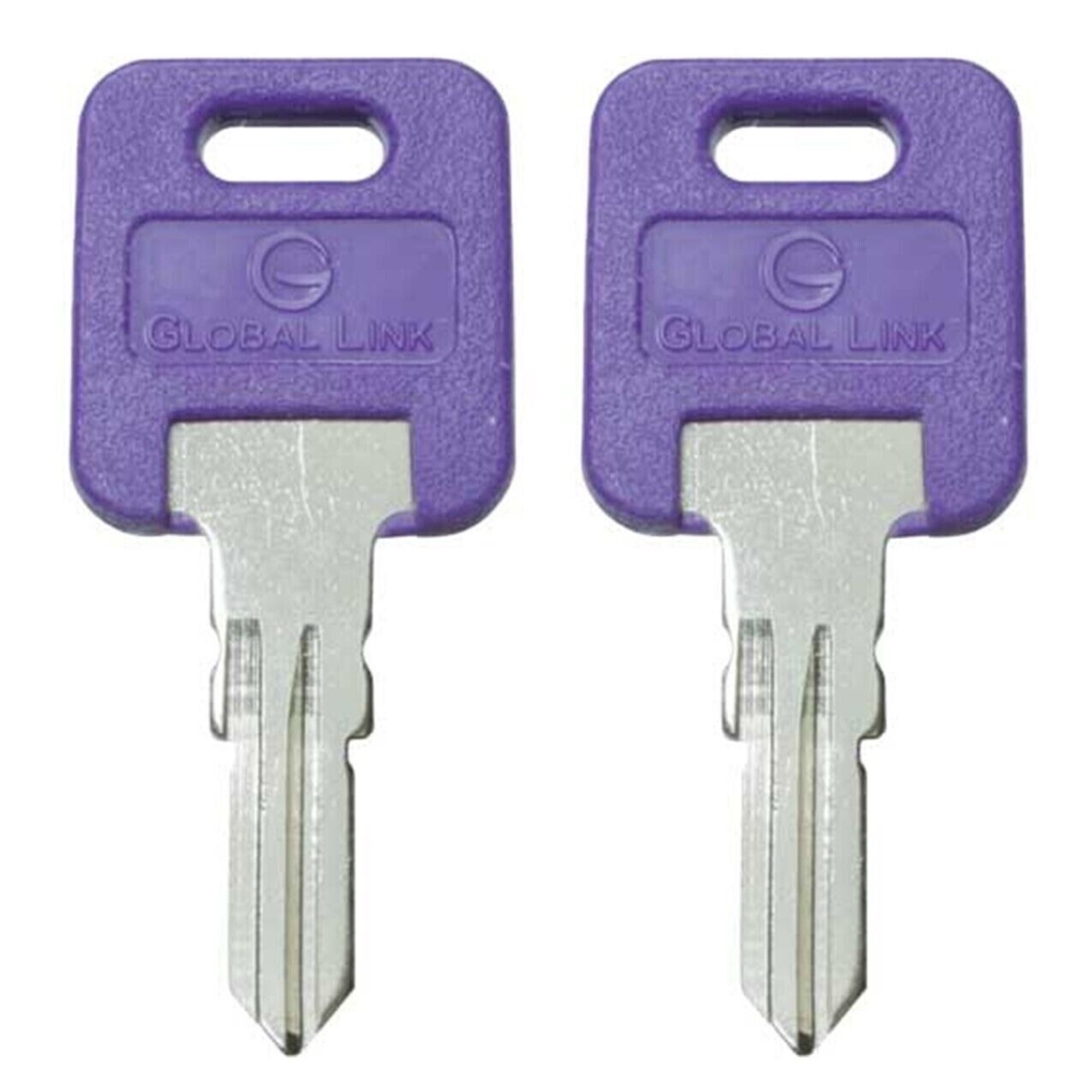 CPGKEY-G352 Global Link Precut Coded G353 RV Camper Keys, Violet