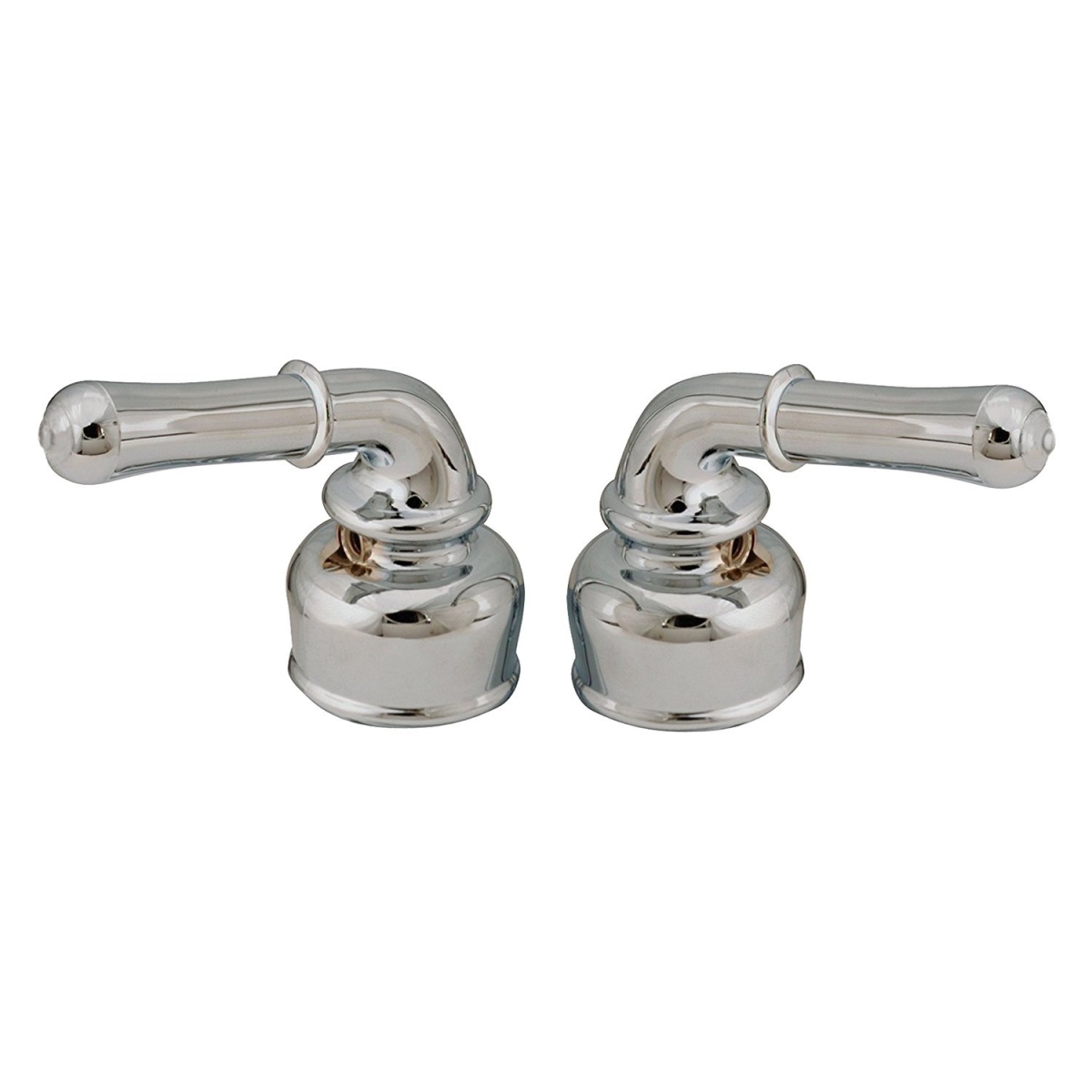 Hot & Cold Teapot Handle Pair for Empire Faucets, Chrome Finish