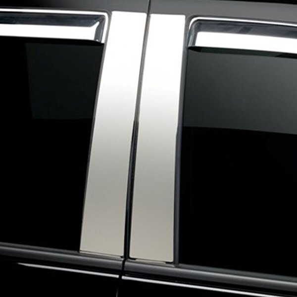 PUT402670 Stainless Pillar Trim for 2014-C Silverado & Sierra 1500 Double Cab
