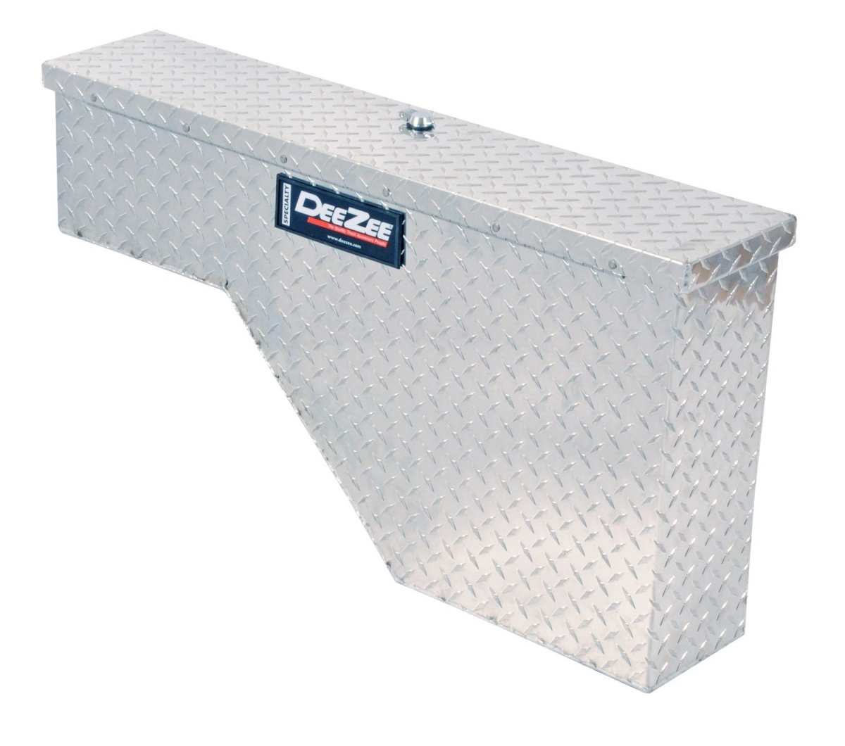 Picture of Dee Zee DZ94 Pass Brite Tread Wheel Well Toolbox - Silver