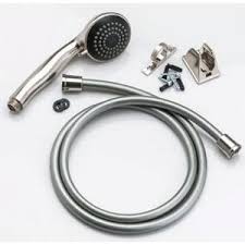 Picture of American Brass AMBCRD-UPGD-PVC-SHWR-ASSY-CP 3 Function Vinyl Upgraded Personal Shower Kit&#44; Chrome