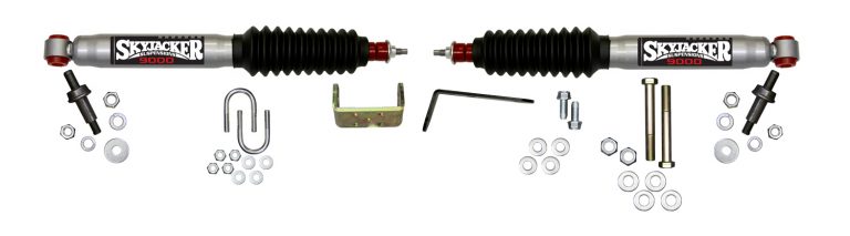 Dual Stabilizer Kit with Boot, Silver & Black
