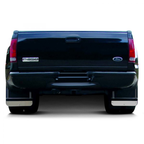 19 x 3.5 in. Stainless Steel Mud Flap Weights for All Dually Pickups