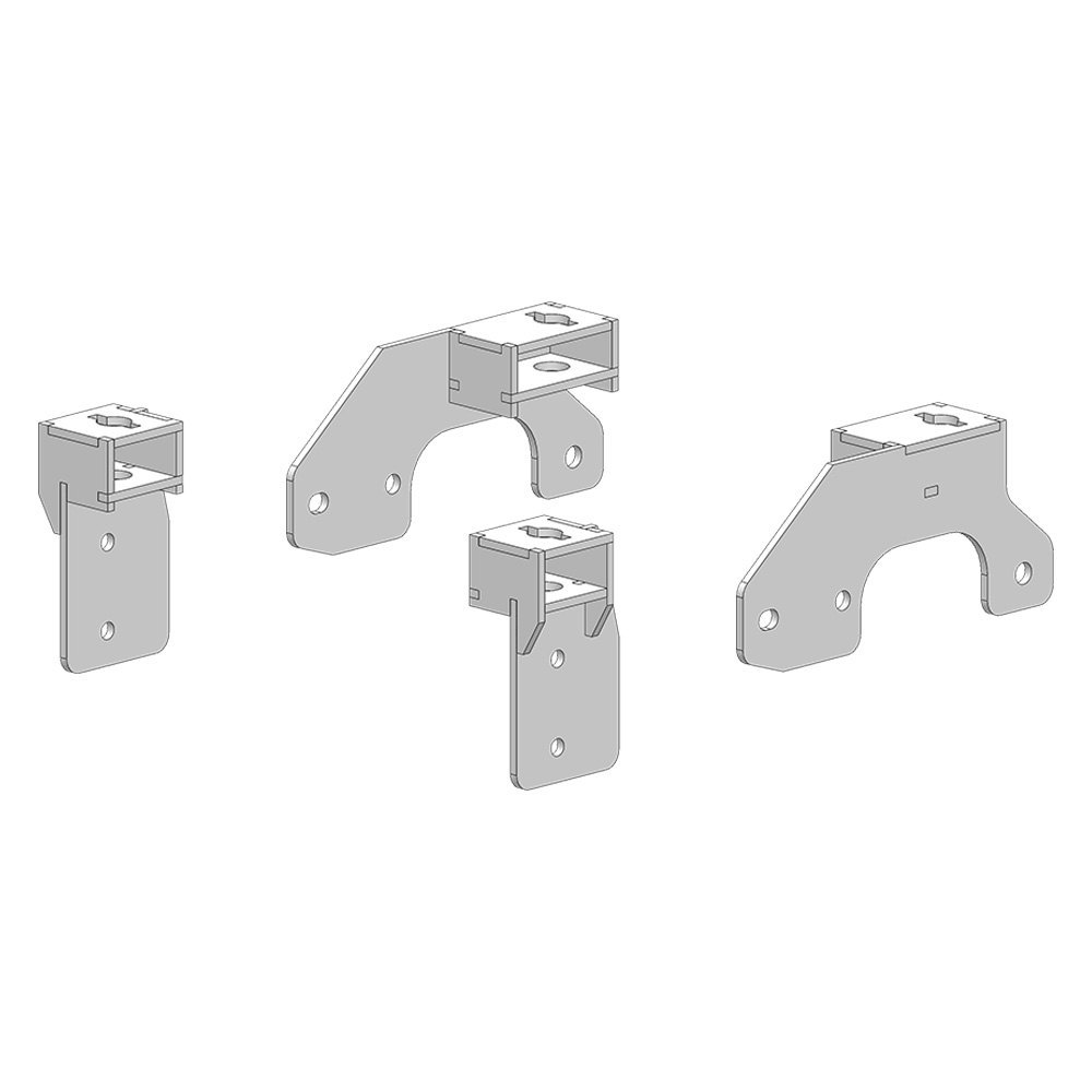 PLR3345 Traditional Series Superrail 20K Mounting Kit for 1999-2010 Chevy & GMC 2500-3500 -  PULLRITE