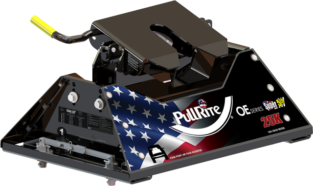 PLR1400 25K Super 5th Wheel Hitch for Ford OEM Puck System, Black