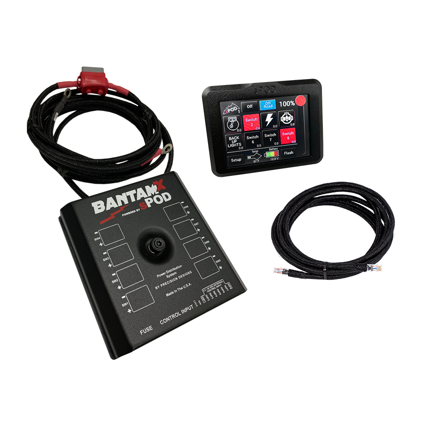 SPDBX-TSB-UNI-84 84 in. Battery Cables & BantamX Touchscreen for Uni