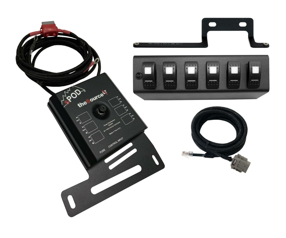 SPDSL-0918-JK-R Sourcelt LED Switch Panel for 2009-2018 Jeep Wrangler JK -  sPOD