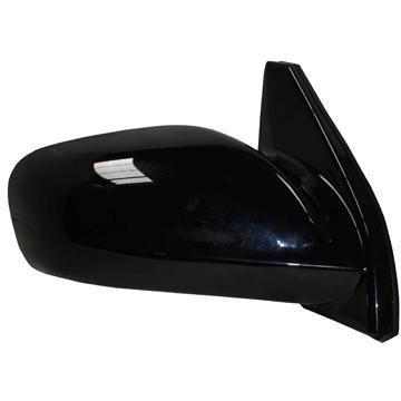 Right Hand Power Non-Heated Non-Folding Door Mirror for 2003-2008 Matrix, Gloss Black