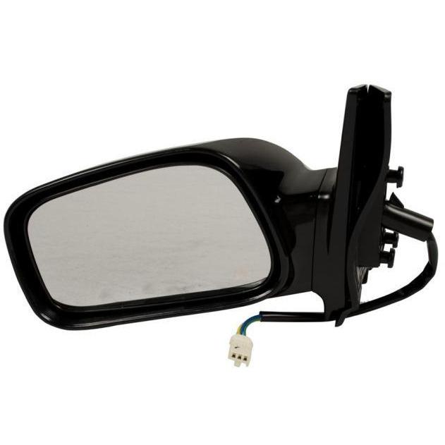 Left Hand Power Non-Heated Non-Folding Door Mirror for 2003-2008 Corolla CE, Gloss Black