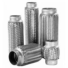 2.5 in. Core 12 in. OAL Flex Coupling with Neck, & Inner Braid