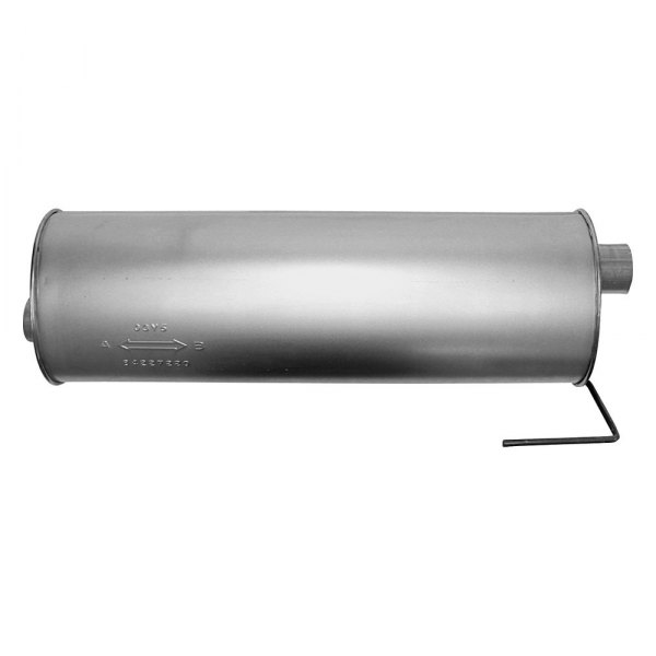 APE700456 MSL Maximum Aluminized Steel Oval Direct Fit Exhaust Muffler with Inlet & Outlet Neck