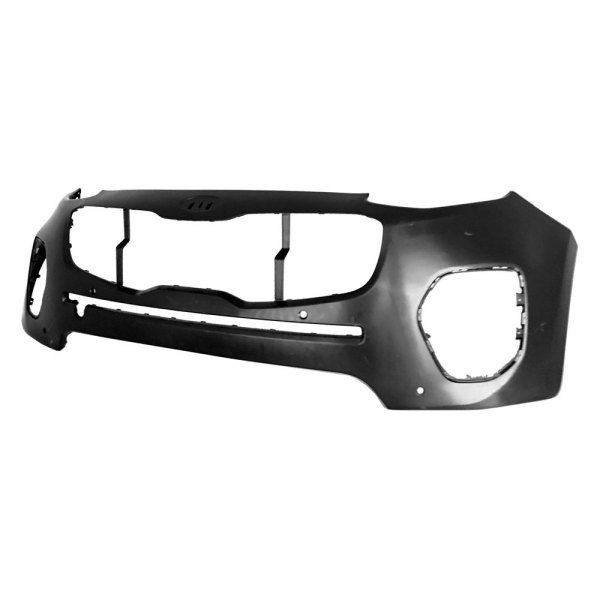 Front Bumper Cover with Parking Sensors & Prime for 2017-2019 Kia Sportage Capa
