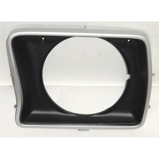 Right Hand Headlamp Door with Round Headlamp for 1978-1979 Ford Pickup & Bronco, Argent & Charcoal