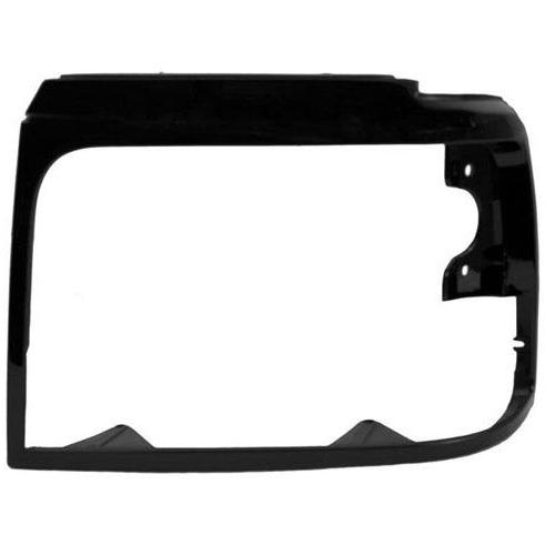 Left Hand Headlamp Door for 1992-1998 Ford Pickup, Black