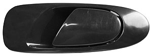 Left Hand Rear Outer Door Handle for 1992-1995 Civic, Black