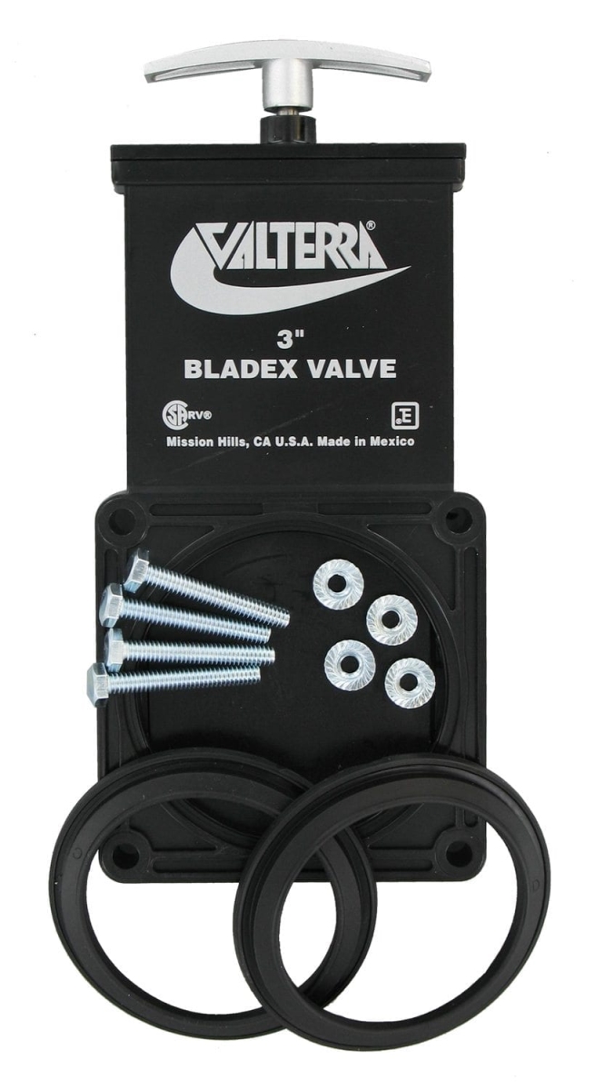 3 in. Bladex Waste Valve Body, Metal Handle