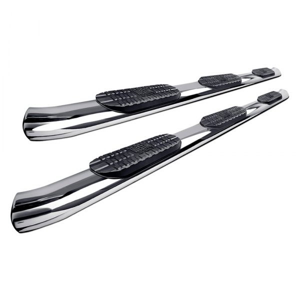 5 in. 6.5 ft. Bed Pro Traxx Wheel-to-Wheel Oval Tube Step Bars for 2007-2019 Chevy Silverado 1500 - Stainless Steel