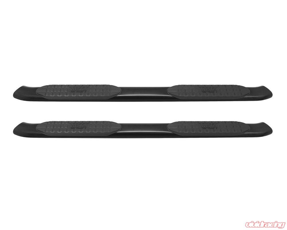 Pro TRAXX 5 Oval Nerf Step Bars for 2015-2018 Chevrolet Colorado & 2015-2018 GMC Canyon Crew Cab - Black