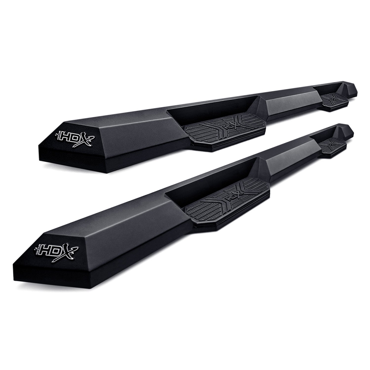 WES56-21335 5 in. HDX Xtreme Cab Length Running Boards for 1999-2016 Ford F250-350-450-550 Super Duty Crew Cab, Textured Black -  WESTIN AUTOMOTIVE