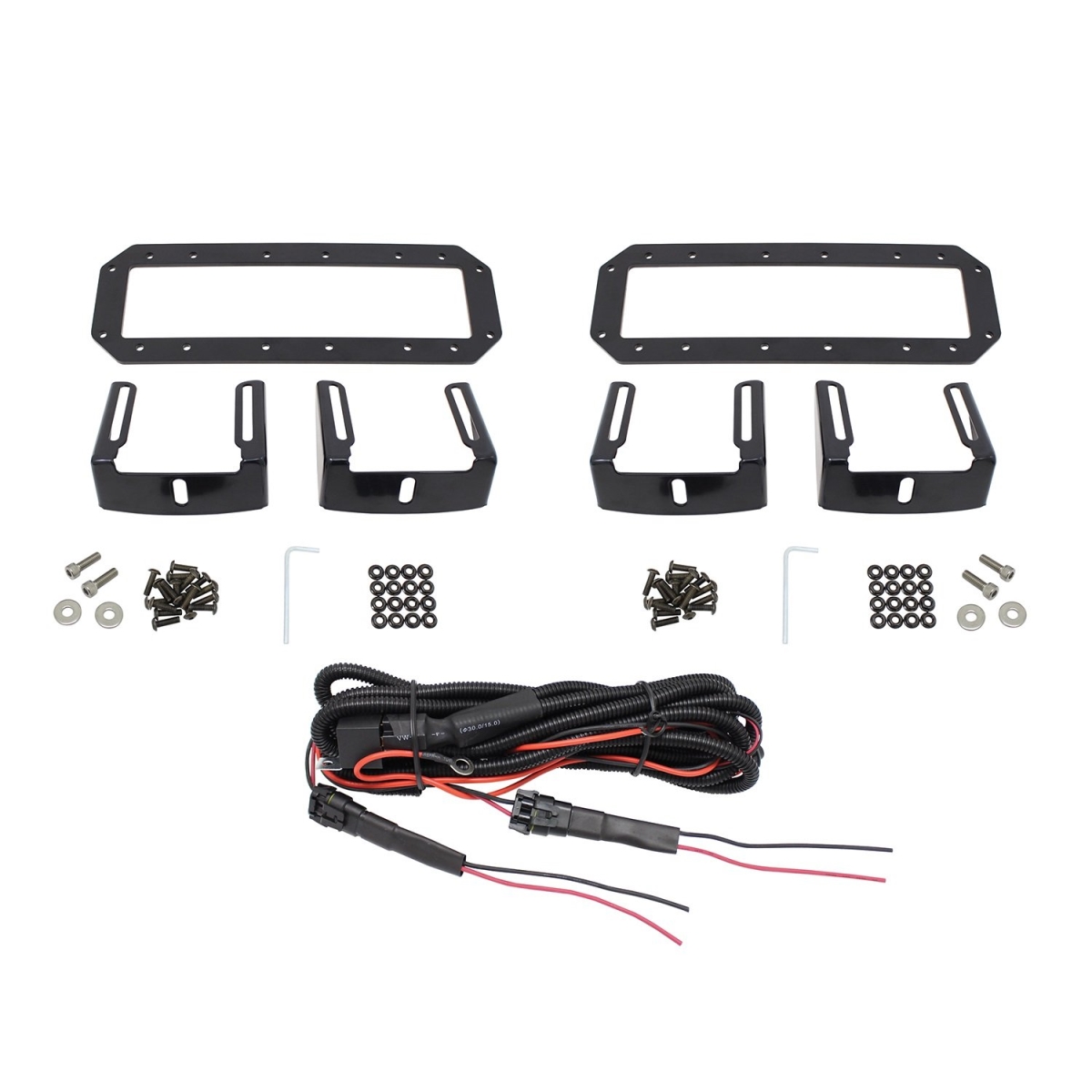 WES57-0035 HDX Flush Mount B-Force LED Light Kit - Black