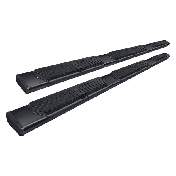 5 in. R5 Series Wheel-to-Wheel Modular Nerf Step Bars for 2007-2021 Chevy Silverado & 2007-2021 GMC Sierra 1500 Crew Cab, Black