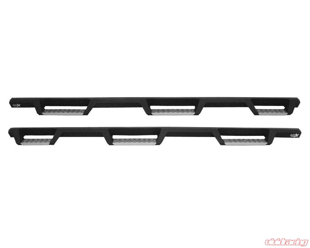 WES56-5340252 6.75 ft. HDX Stainless Drop Wheel-to-Wheel Nerf Step Bars for 2017-2018 Ford F-250-F-350 Crew Cab