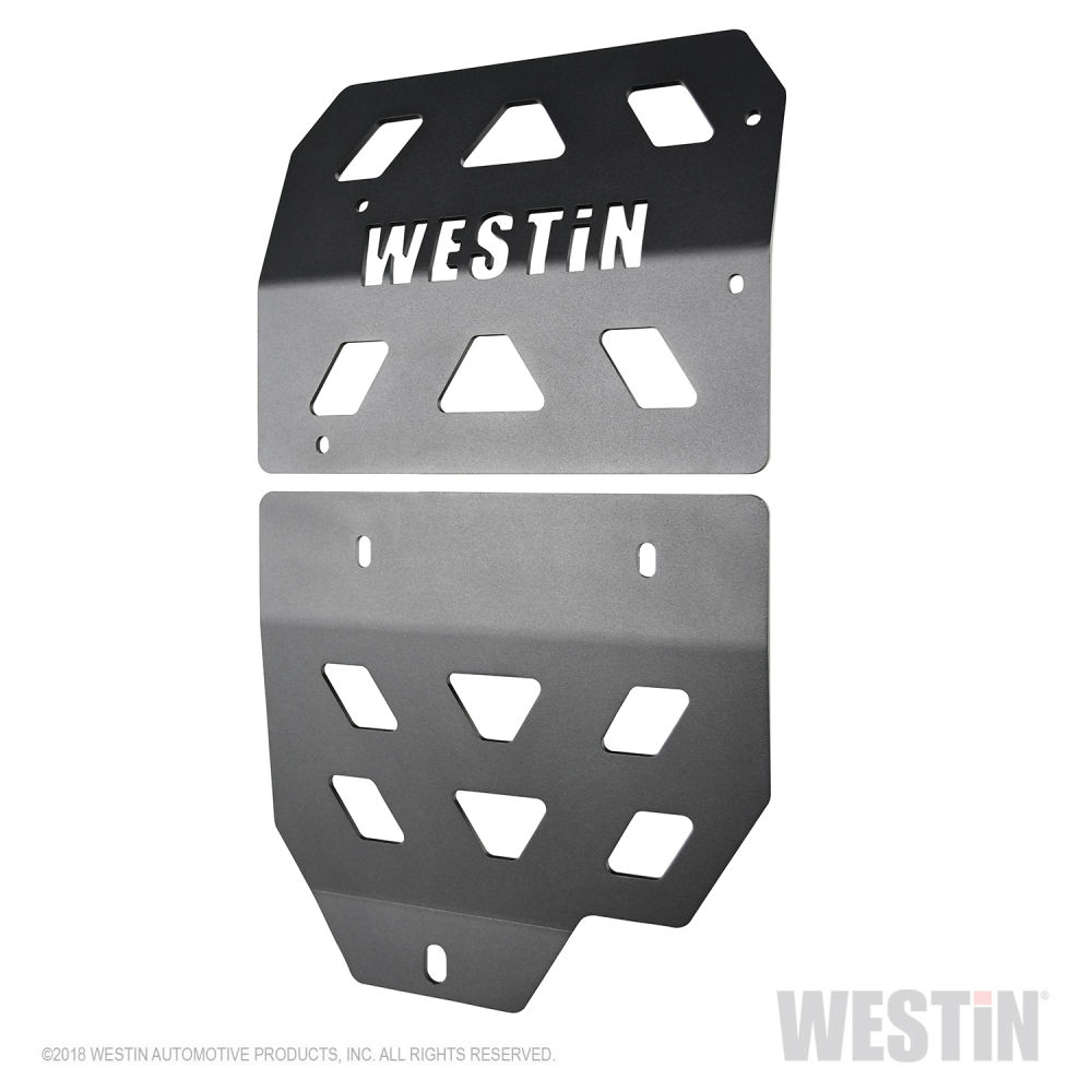 WES42-21075 Transmission Pan Skid Plate for 2018-2022 Jeep Wrangler Jl, Textured Black