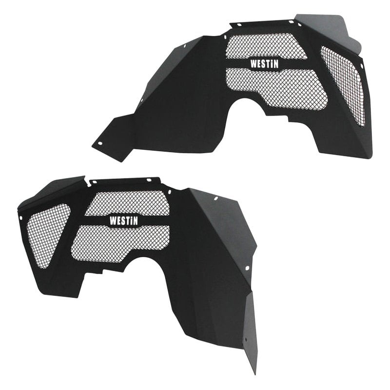 Front Inner Fenders for 2007-C Wrangler, Textured Black