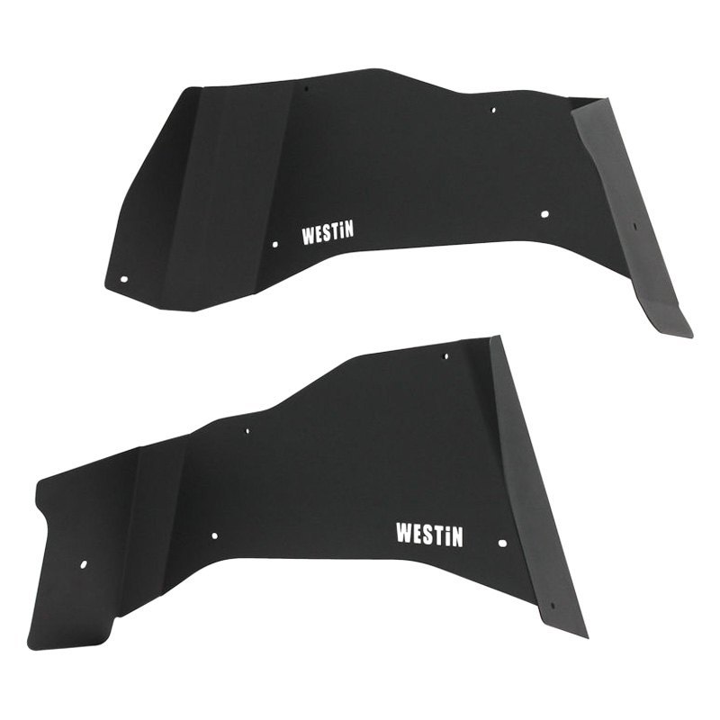 Textured Inner Rear Inner Fenders for 2007-2018 Jeep Wrangler, Black
