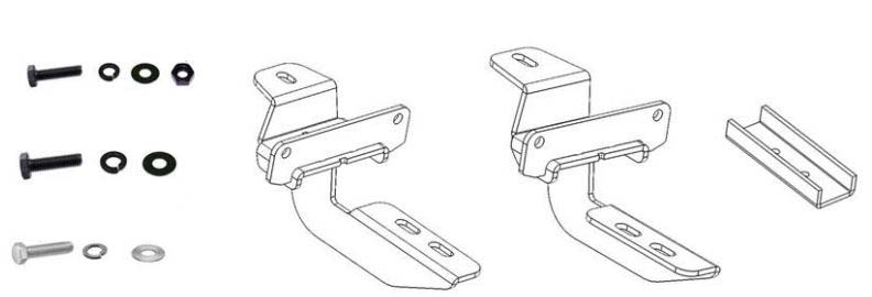 RHI6945165 Running Boards Mounting Brackets for 2020 Gladiator Jt