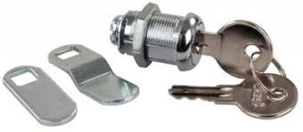 JRP00315 0.87 in. Compartment Door Key Lock, Standard