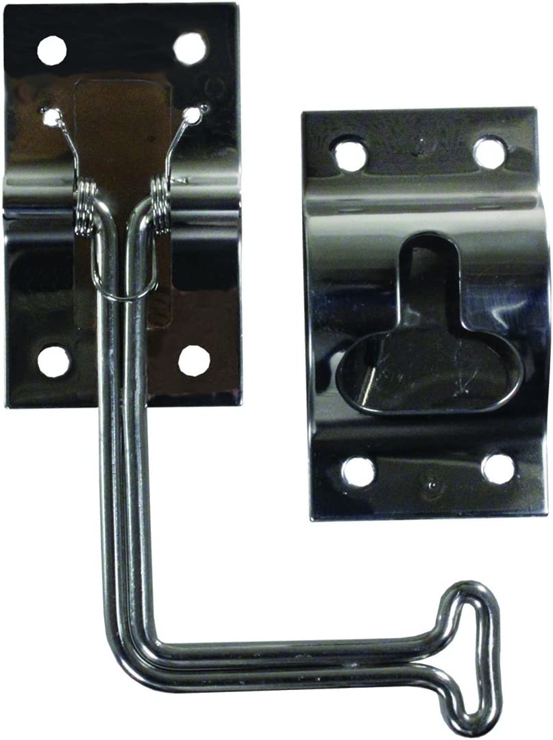 6 in. Stainless Steel 90 Degree Entry Door Holdback