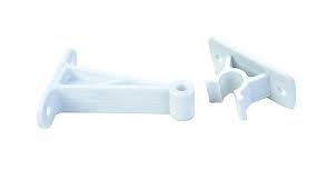 3 in. C-clip Door Holder, Polar White
