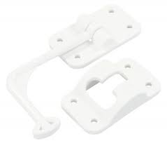 90 deg T-style Door Holder, Polar White