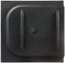 12 in. Screen Door Slider, Black
