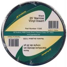 JRP11235 25 ft. Narrow Vinyl Insert - Black