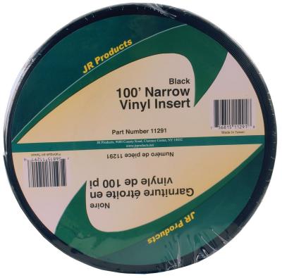 JRP11291 100 ft. Narrow Vinyl Insert - Black