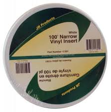 100 ft. Narrow Vinyl Insert - White