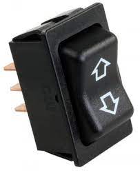 4 Pin Slide-out Switch, Black