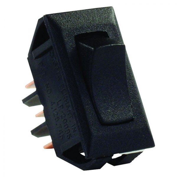 12V On & Off Standard Switch, Black