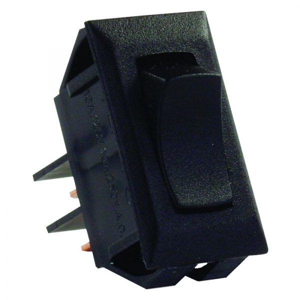 12V Mom On & Off Switch, Black