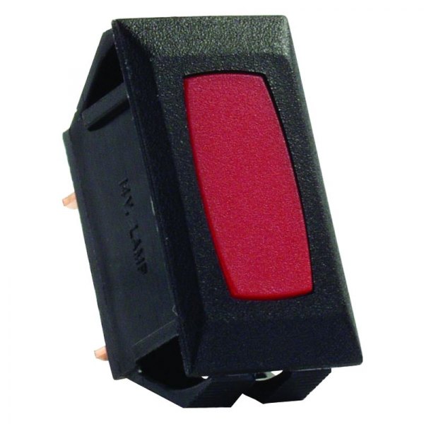 12V DC 10A Switch Indicator Light, Black & Red