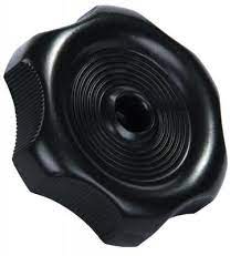Window Knob with 1 in. Shaft, Black