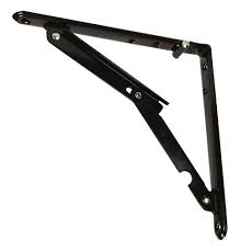 JRP20735 Folding Shelf Bracket, Brown