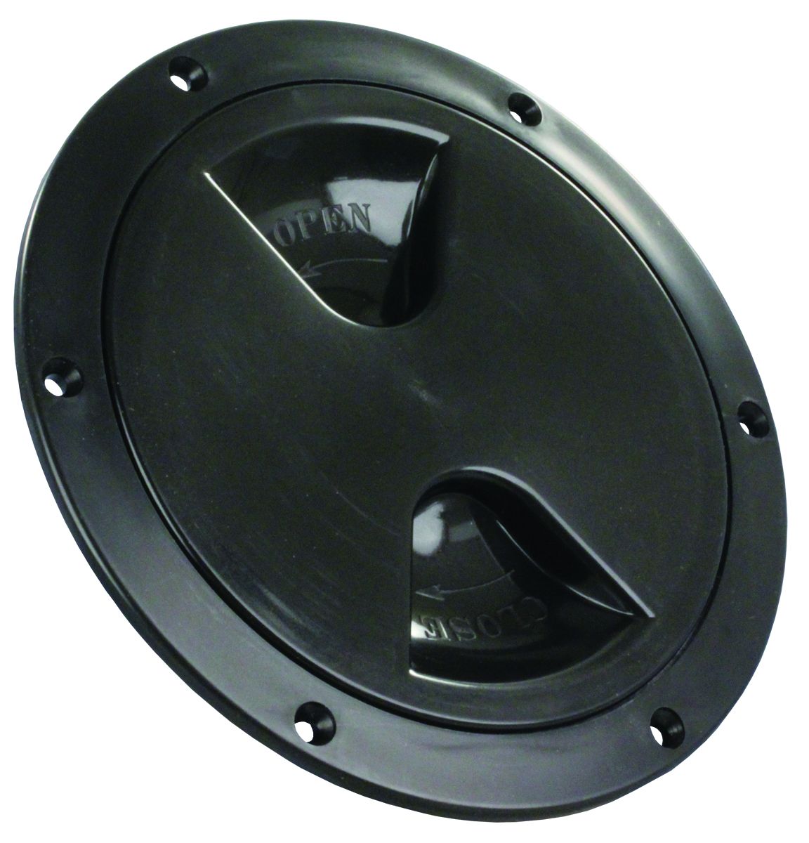 4 in. Access Deck Plate, Black