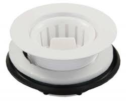 JRP95015 Plastic Strainer wwith Threaded Basket, White