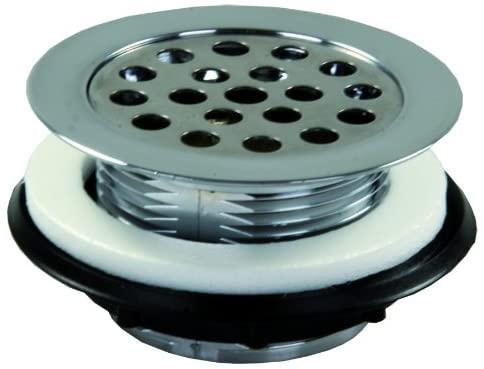 JRP95175 Plastic Shower Strainer with Shower Grid, Chrome