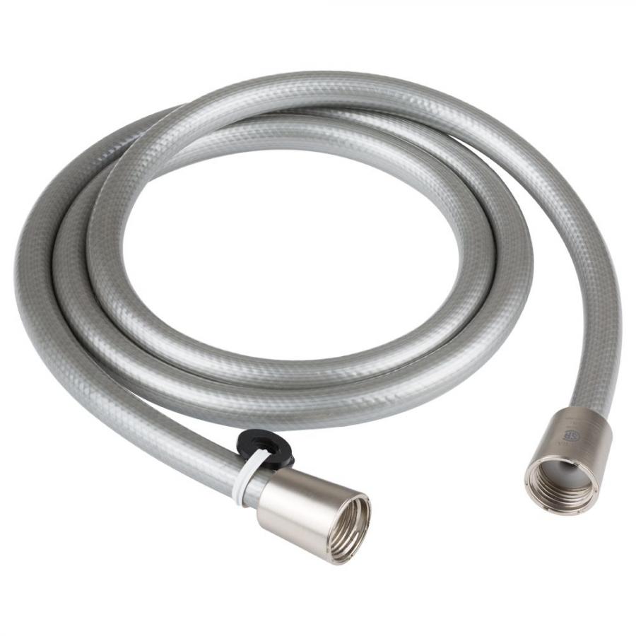 60 in. Vinyl RV Shower Hose, Brushed Satin Nickel