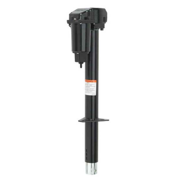 DRT500198 18 in. 2500 lbs A-Frame Electric Trailer Jack, Black